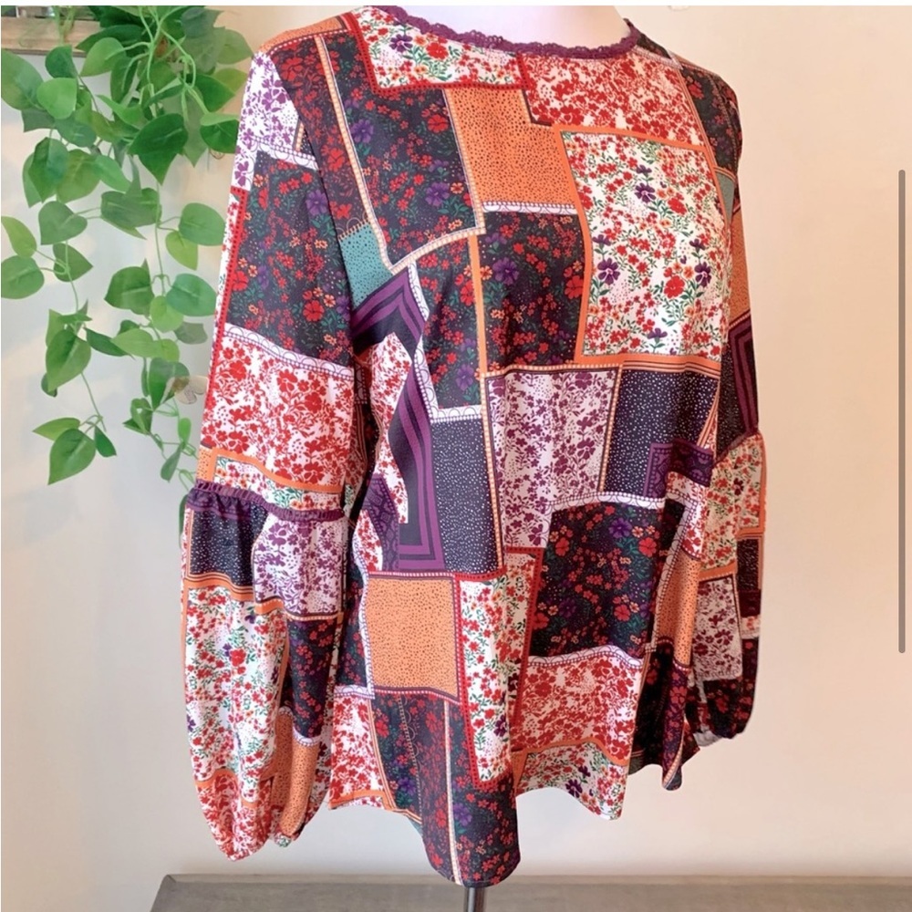 Patchwork Blouse - image 3